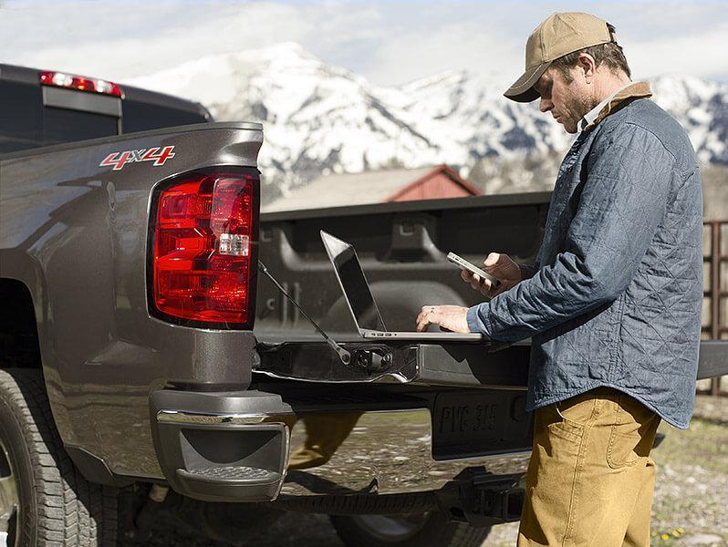 Man with his used truck