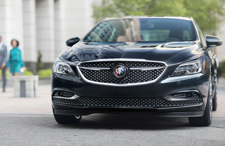 front grille view of black 2019 Buick LaCrosse Avenir
