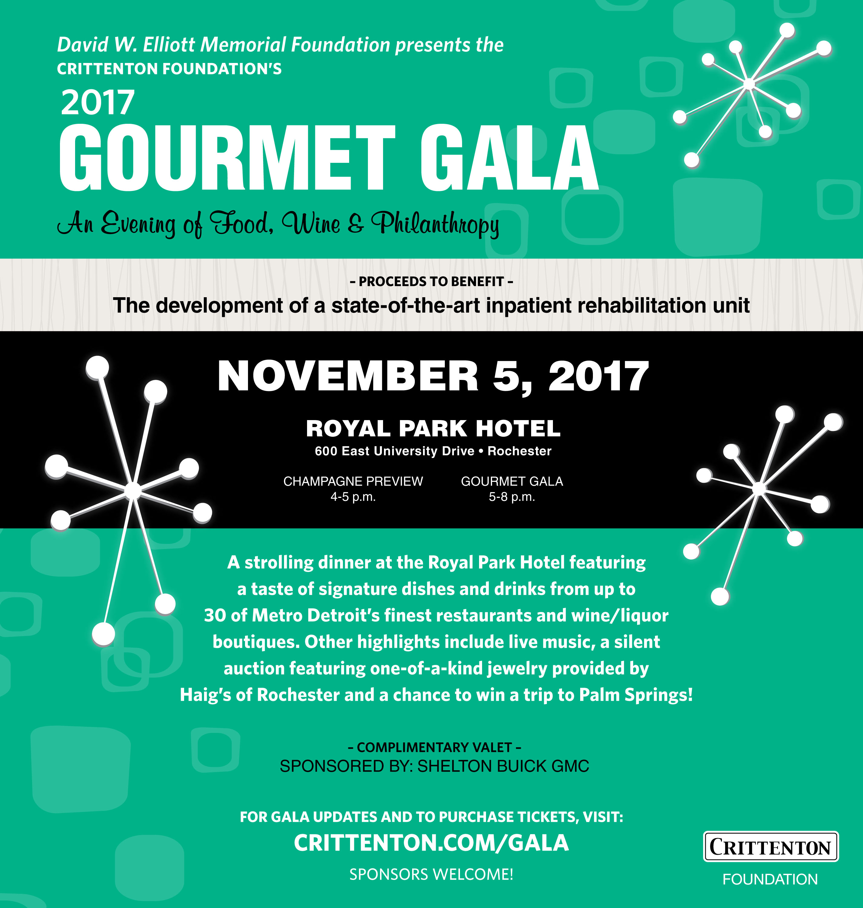Complimentary valet sponsored by Shelton Buick GMC!